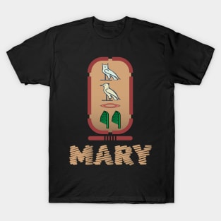 MARY-American names in hieroglyphic letters,  a Khartouch T-Shirt